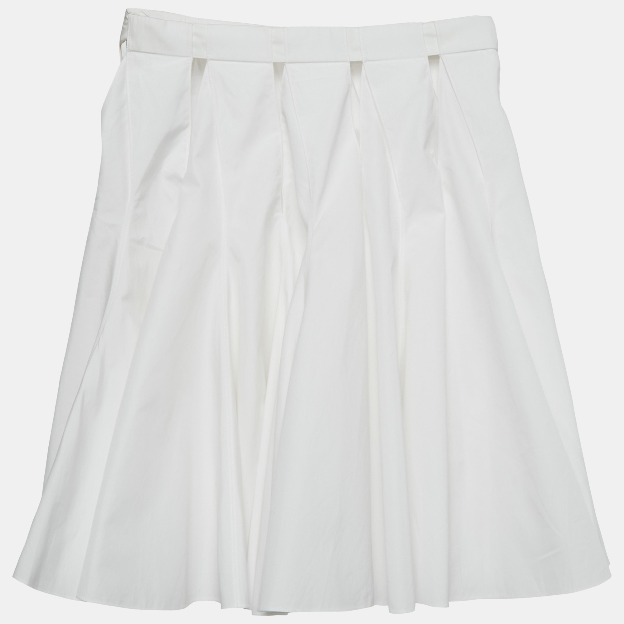 

Alaia White Cotton Cut-Out Flared Mini Skirt S