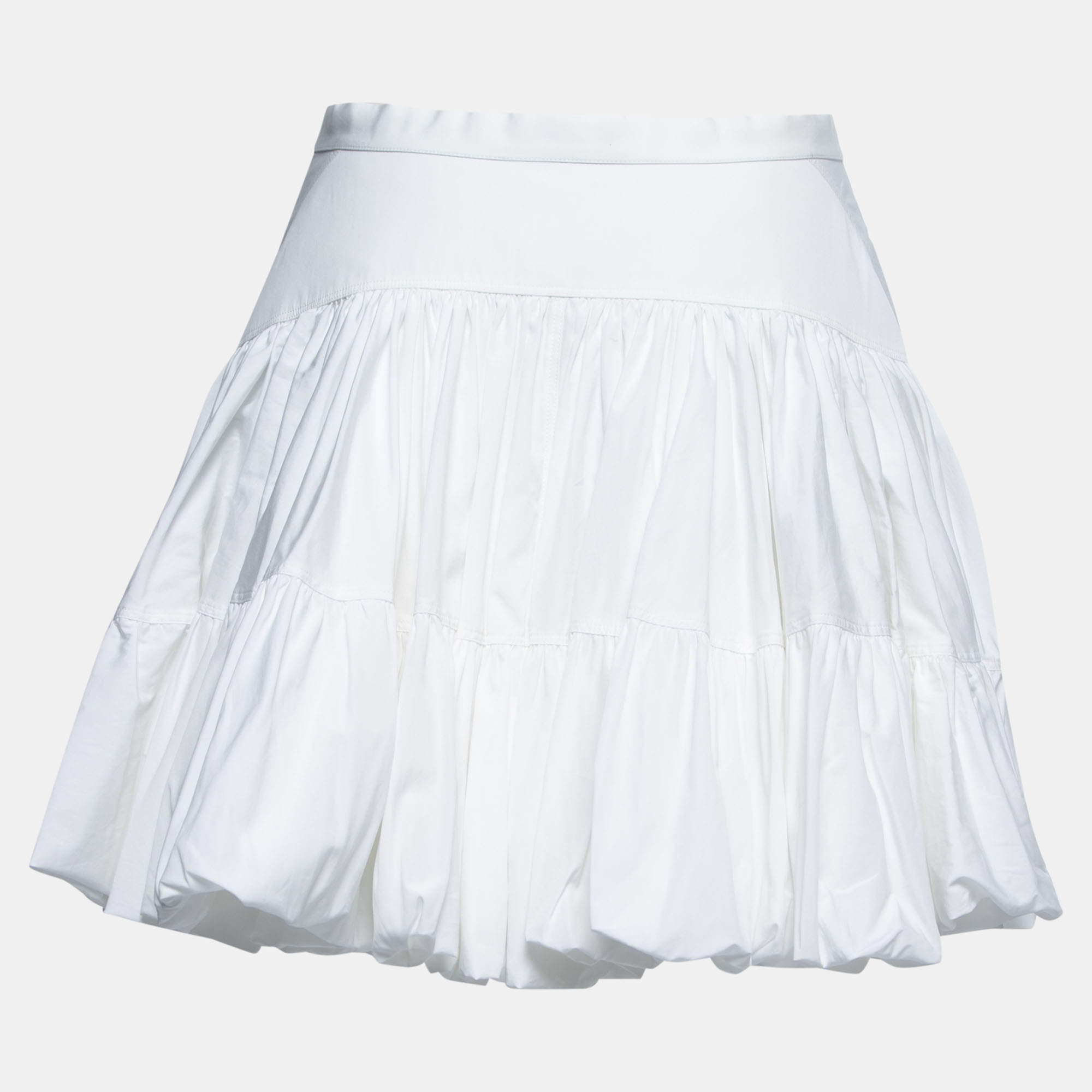 

Alaia White Cotton Balloon Mini Skirt