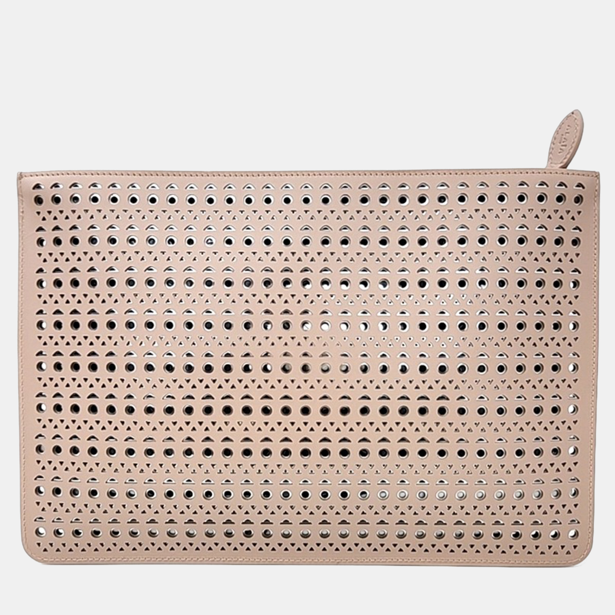 

Alaia Beige Leather Clutch