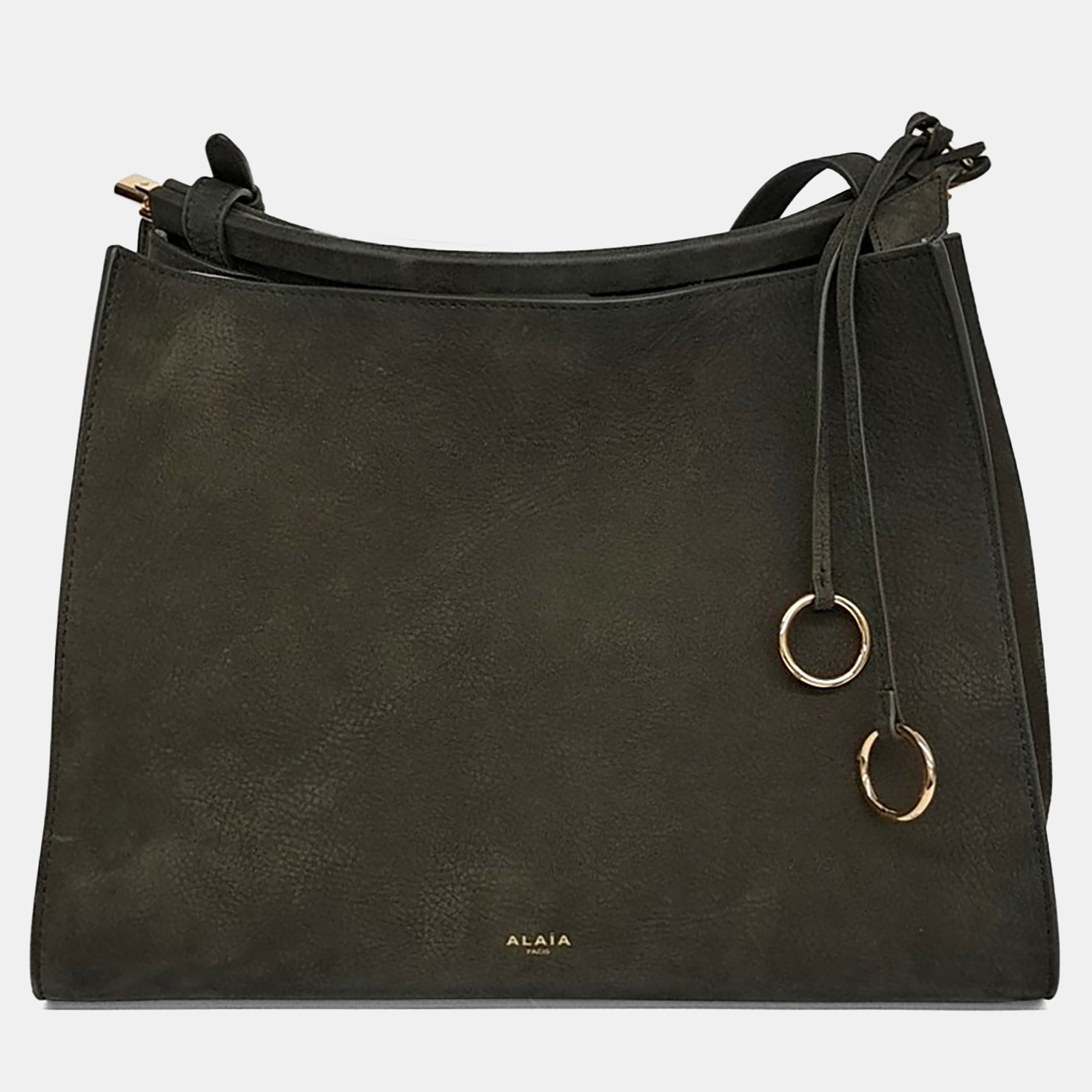 

Alaia Green Leather Le Click Medium