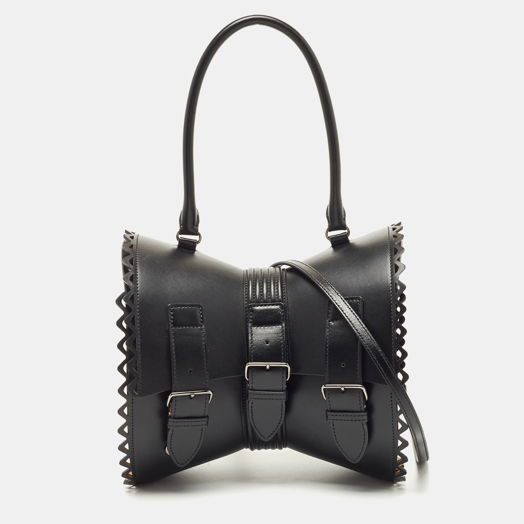 Pre-owned Alaïa Black Leather Edition 1992 Corset Bag