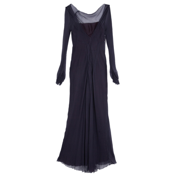 Alberta Ferretti Chiffon Dress With Slip Size L