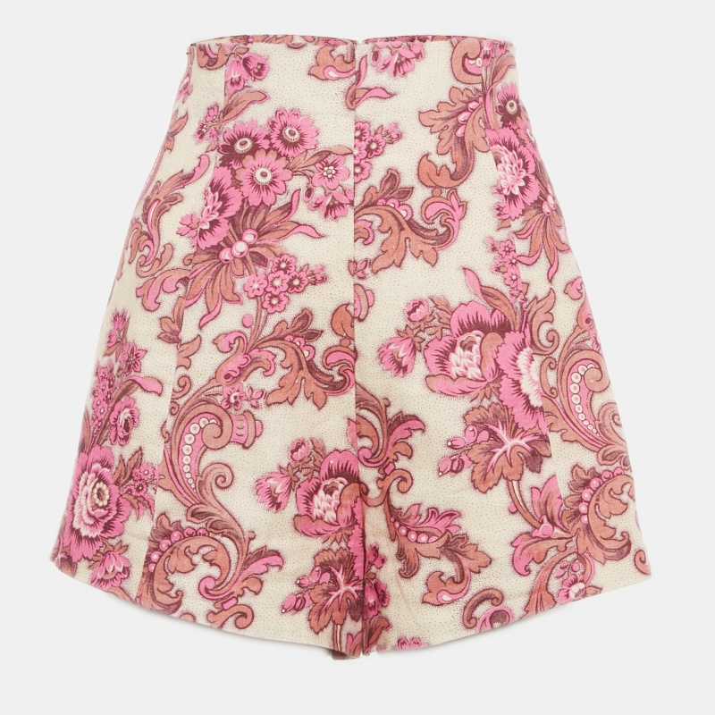 

Alemais Multicolor Printed Linen Shorts M