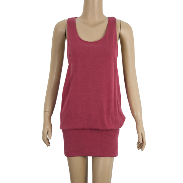 

Alexander McQueen Racerback Pocketed Tunic Dress, Pink