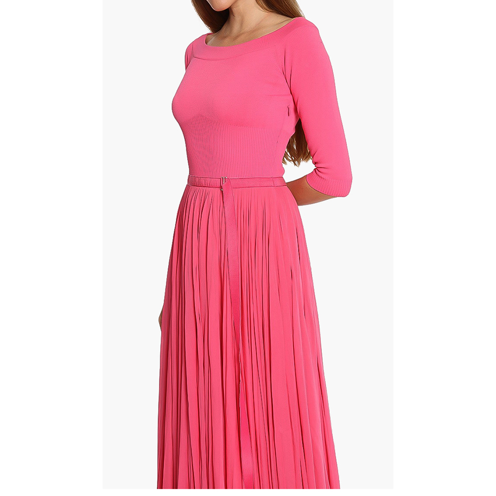 

Alexander McQueen Pink Bateau Neck Dress  (IT 48