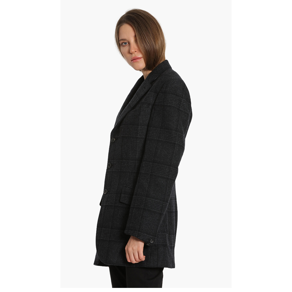 

Alexander McQueen Grey Tweed 2-Button Suit Jacket  (IT 48