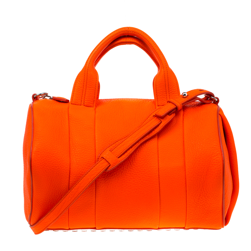 Alexander Wang Orange Leather Top Handle Bag