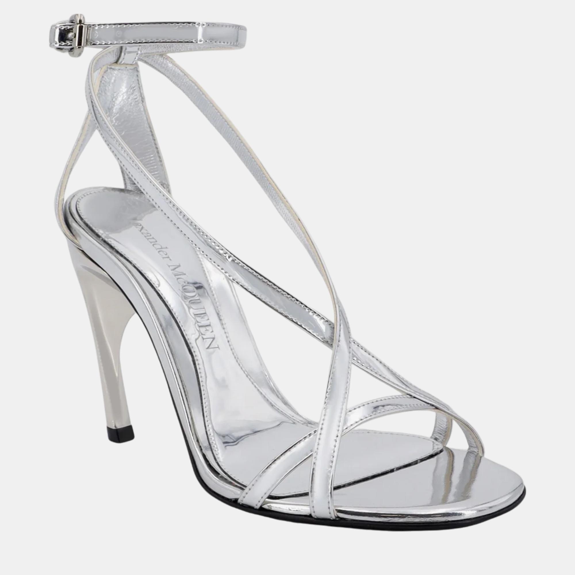 

Alexander McQueen Silver Sandals Sandals 41