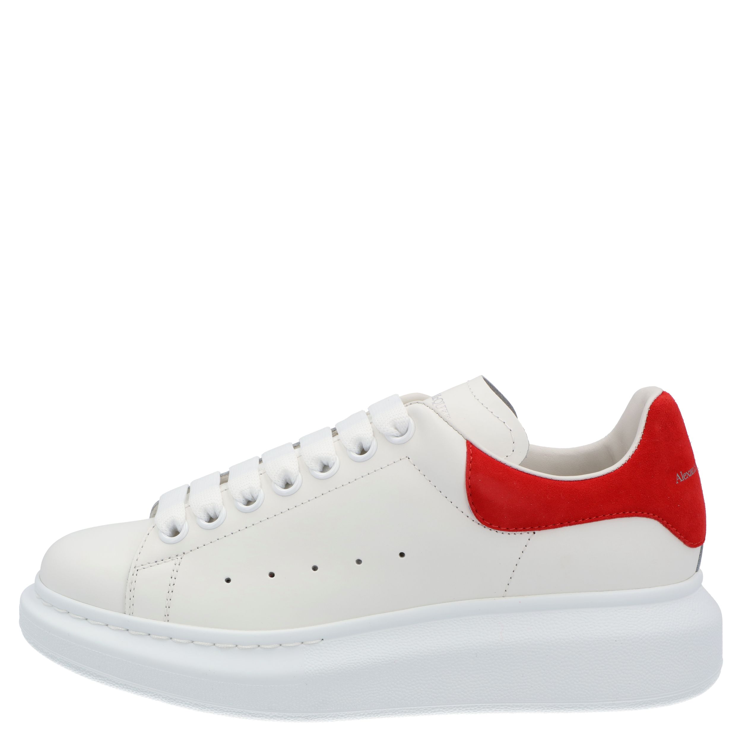 

Alexander McQueen White Leather Oversized Sneakers Size EU