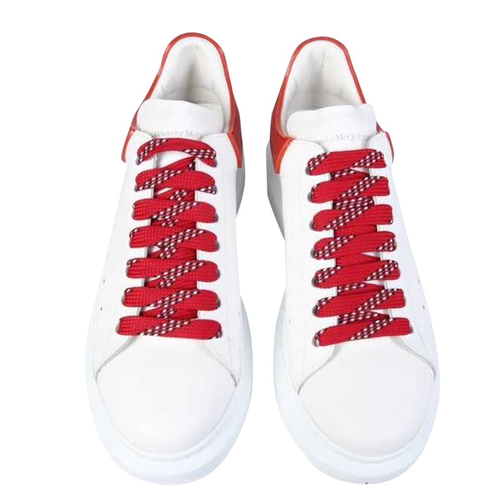 

Alexander McQueen White/Red Oversized Sneakers Size IT