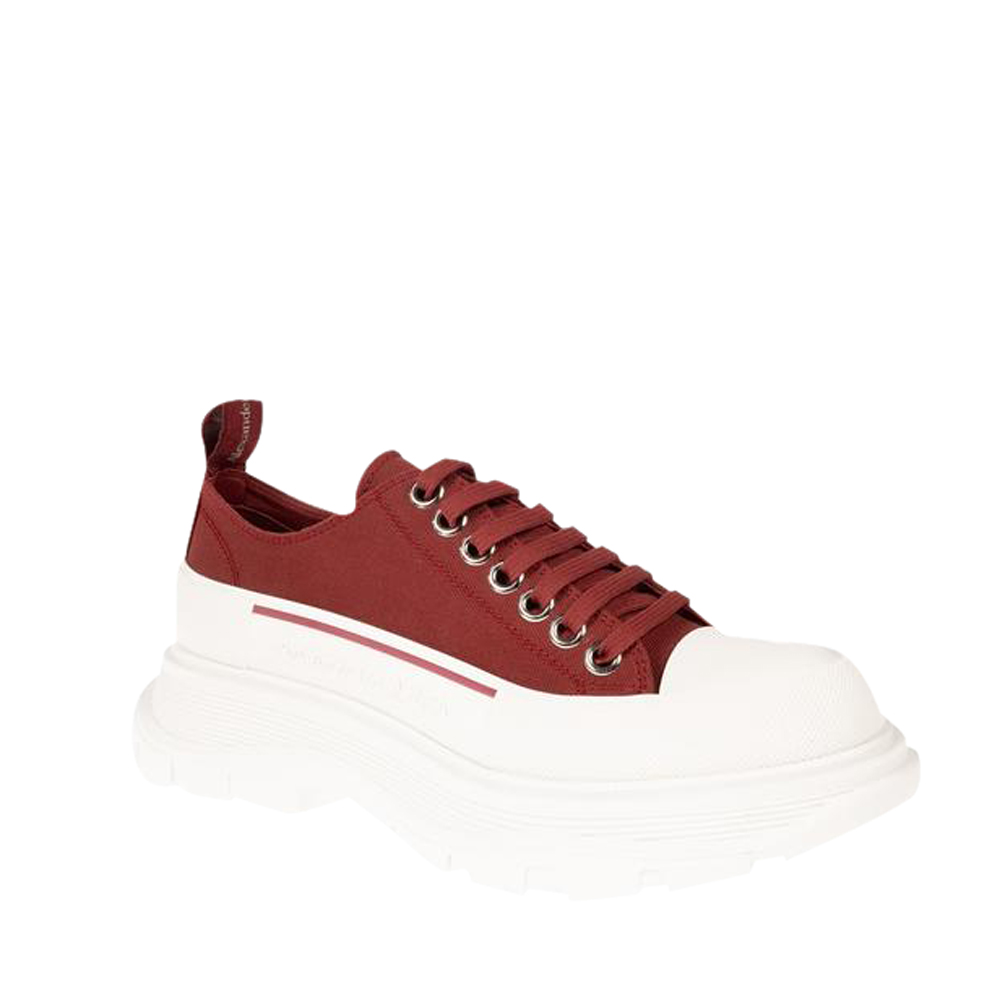 

Alexander Mcqueen Red Tread Slick Lace Up Sneakers Size EU