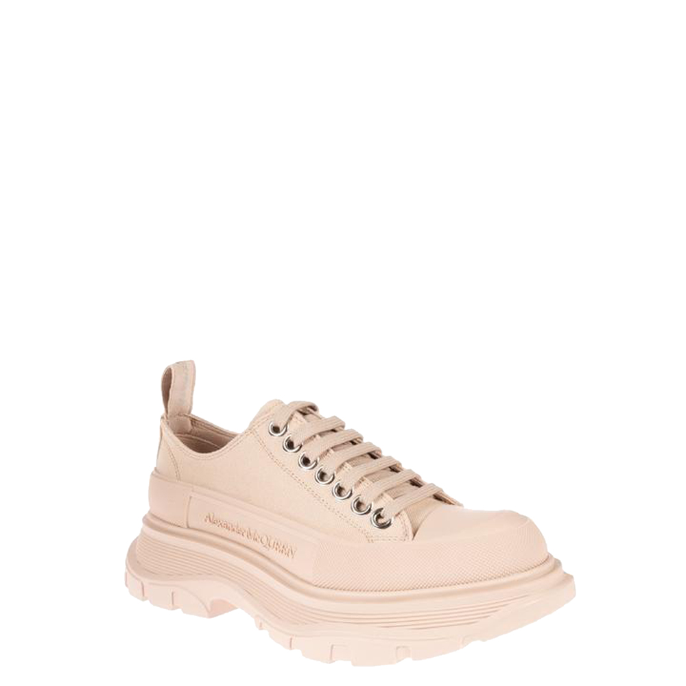 

Alexander Mcqueen Pink Tread Slick Lace Up Sneakers Size EU