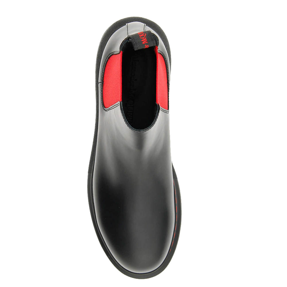 

Alexander McQueen Black/Red Tread Slick Boots Size IT