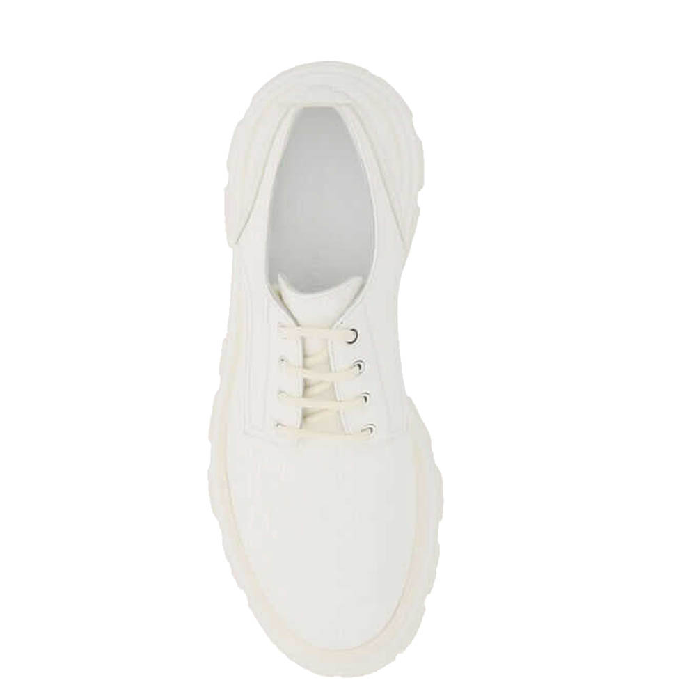 

Alexander McQueen White Leather Wander Lace-Up Shoes Size IT