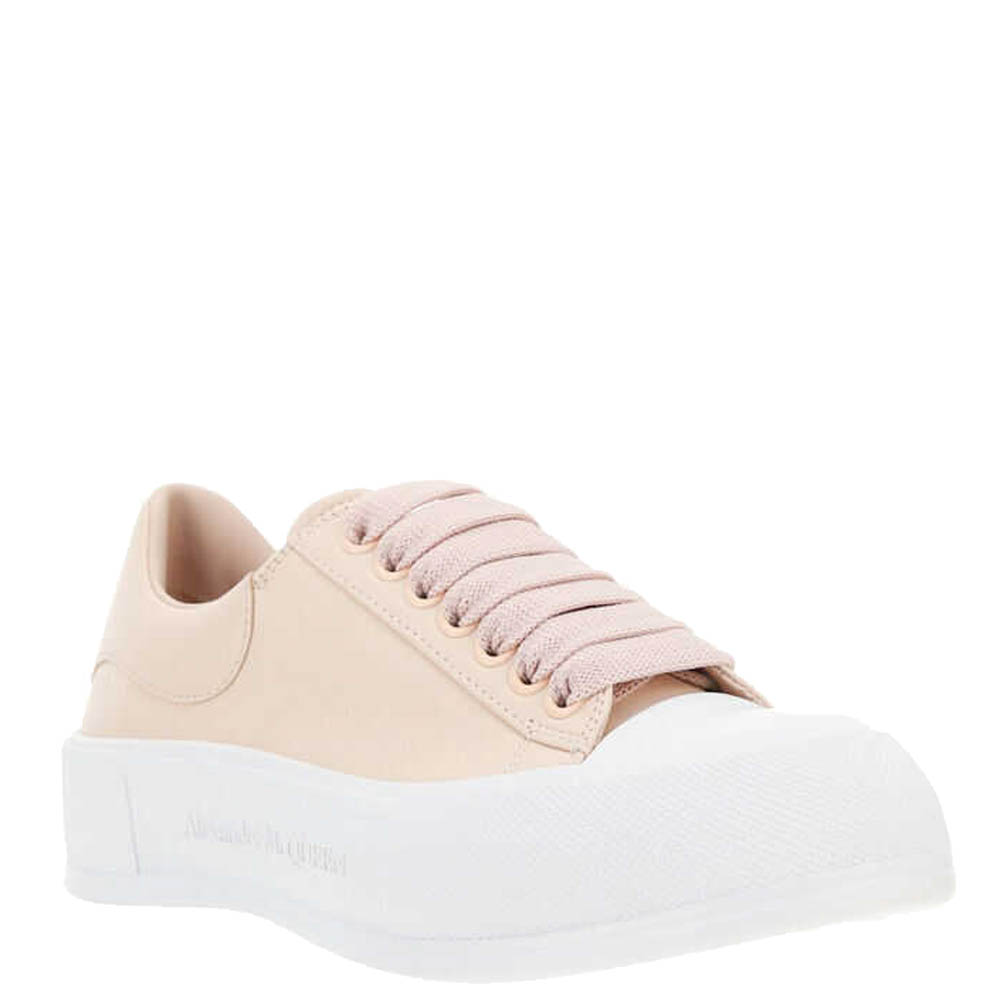 

Alexander McQueen Pink/White Tread Slick Sneakers Size IT