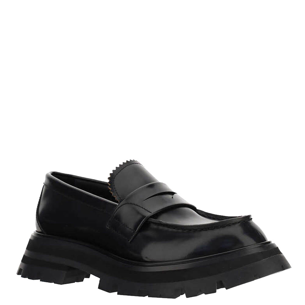 

Alexander McQueen Black Leather Wander Loafers Size  IT