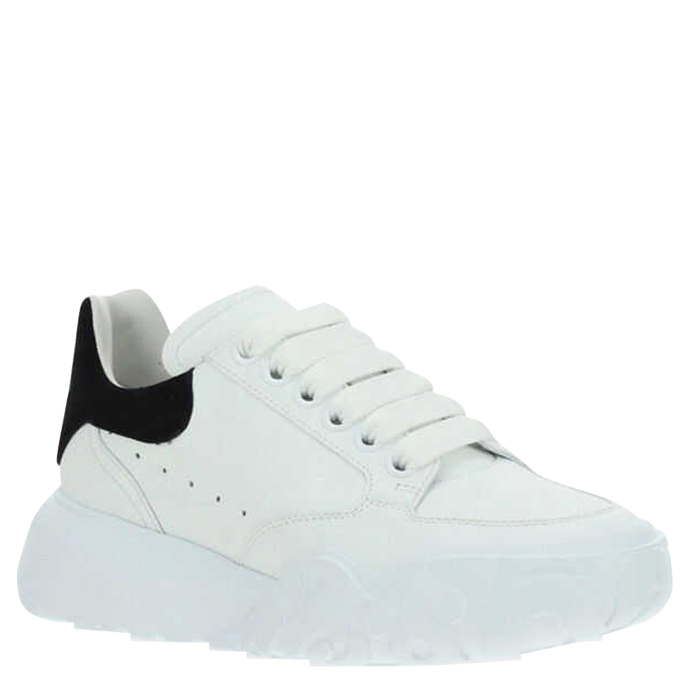 

Alexander McQueen White/Black Court Sneakers Size IT