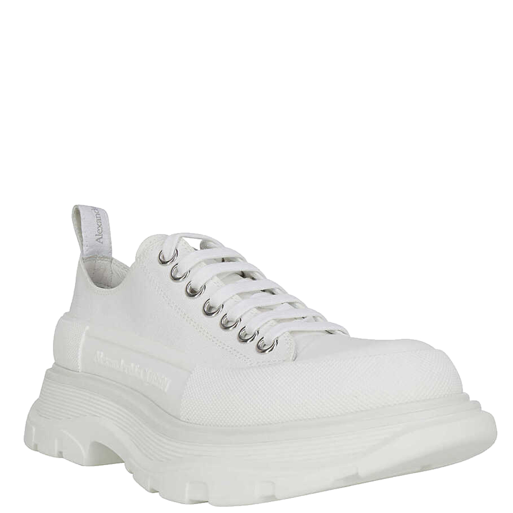 

Alexander McQueen White Tread Slick Sneakers Size  IT
