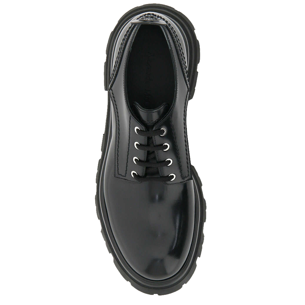 

Alexander McQueen Black Leather Wander Lace-Up Shoes Size IT