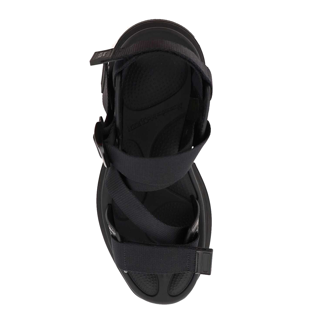 

Alexander McQueen Black Strap Tread Sandals Size IT