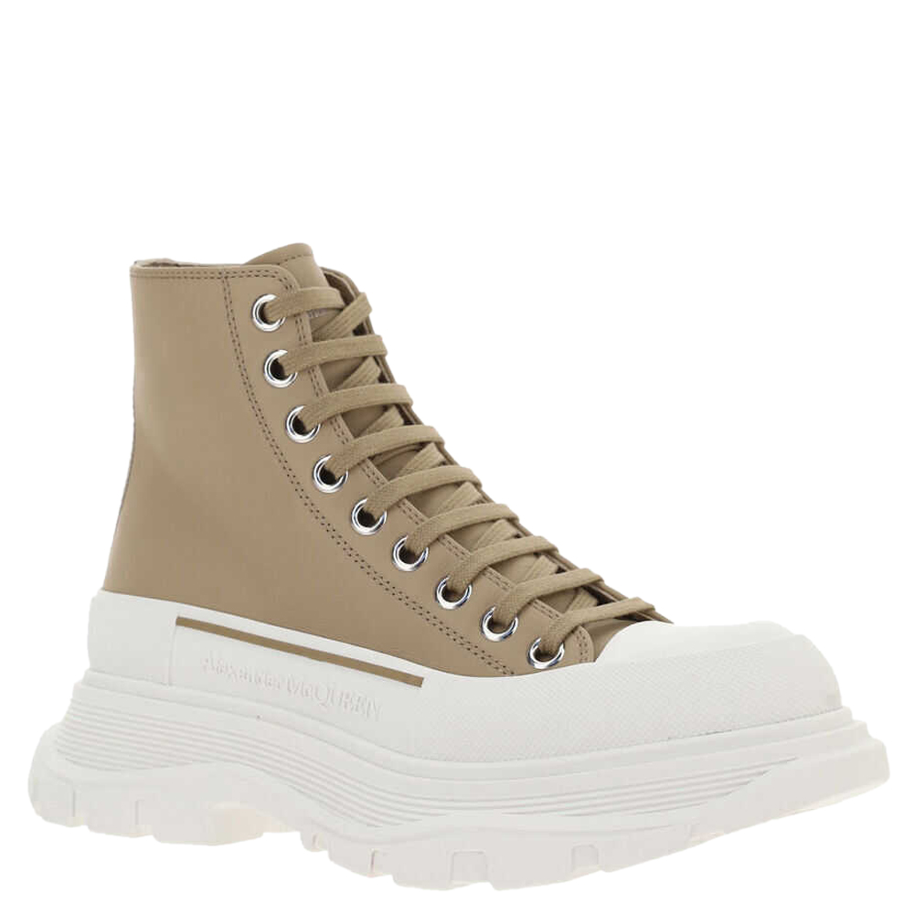 

Alexander McQueen Brown Canvas Tread Slick Sneakers Size IT
