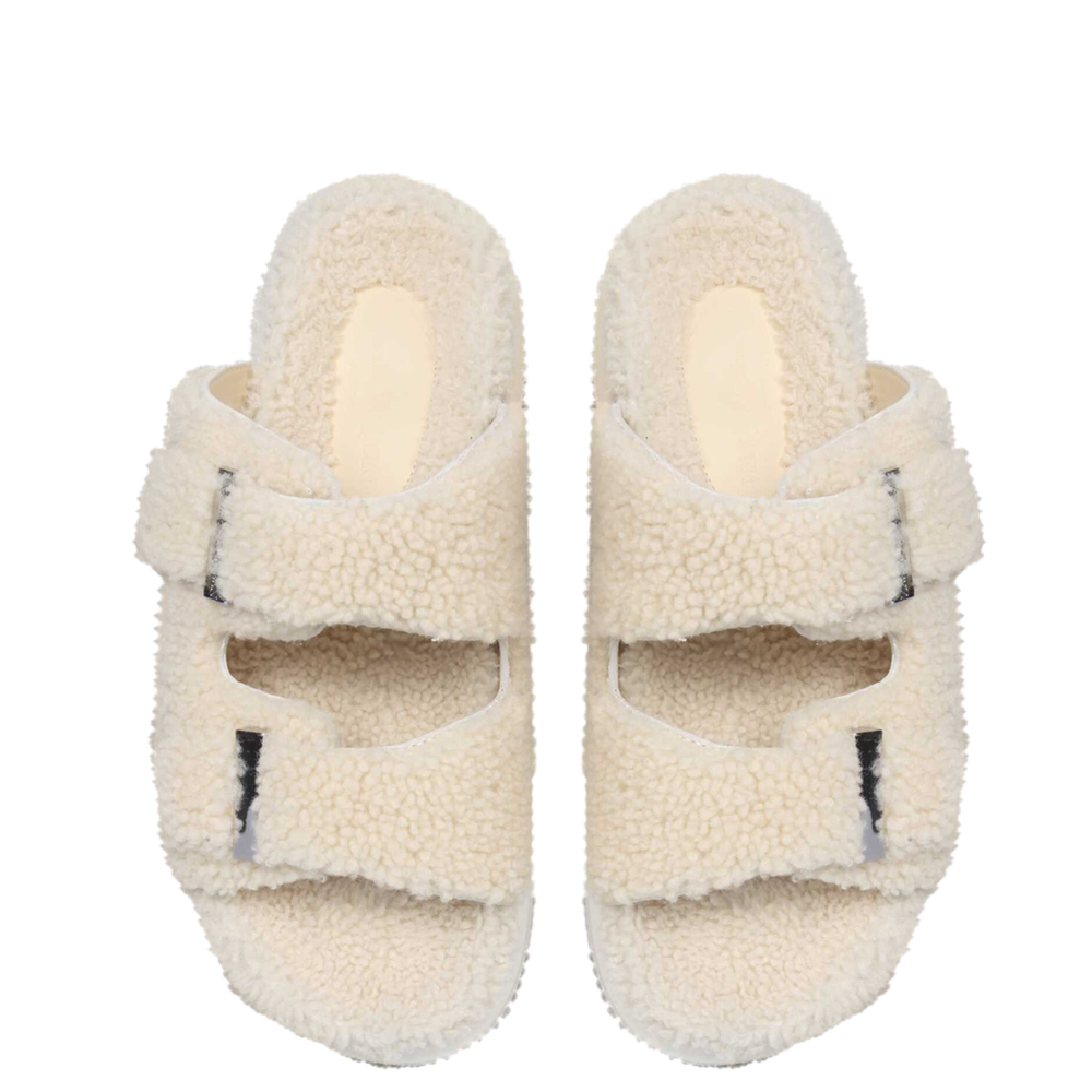 

Alexander McQueen White Rubber Hybrid Oversize Sandals Size IT
