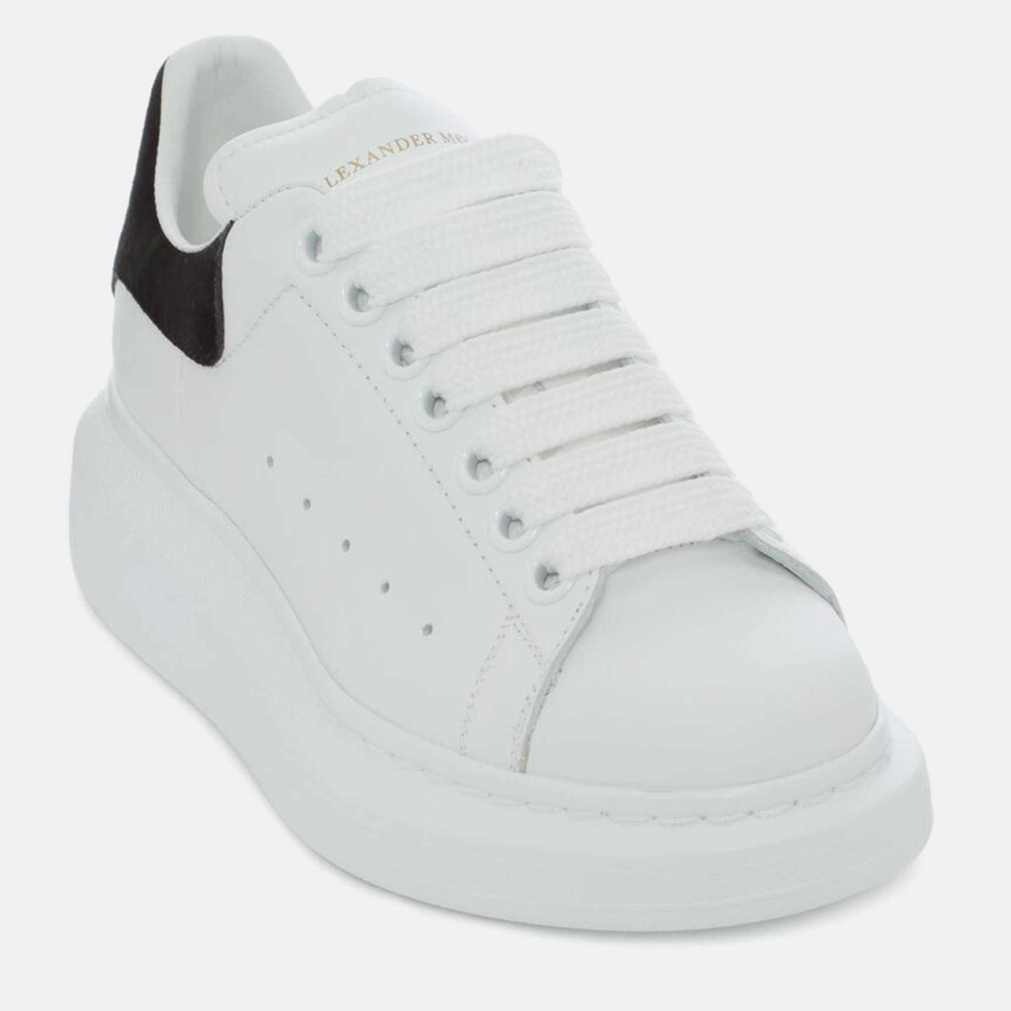 

Alexander McQueen White/Black Women's Oversized Sneakers EU