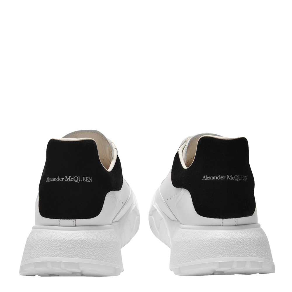 

Alexander Mcqueen White/Black Leather Court Sneakers Size EU