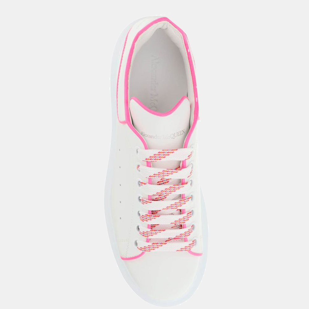 

Alexander Mcqueen White/Neon Pink Oversized Sneakers Size EU