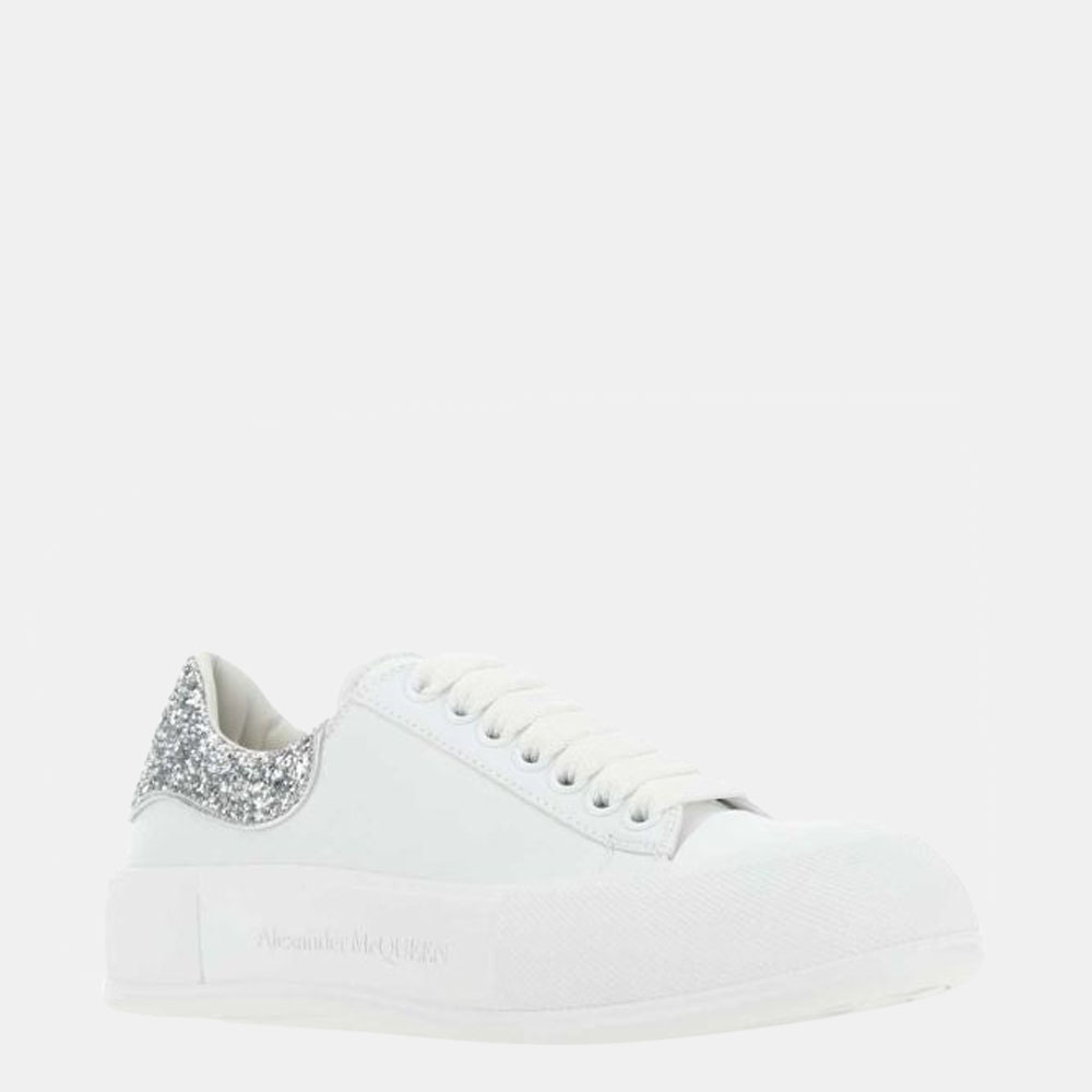

Alexander Mcqueen White/Silver Women's Oversized Sneaker Size EU