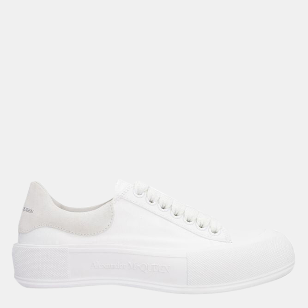 

Alexander Mcqueen White Canvas Low-top Sneakers EU