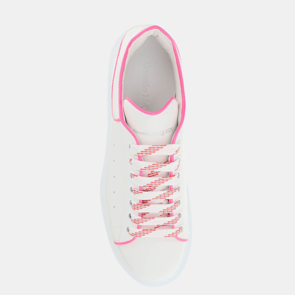 

Alexander Mcqueen White/Neon Pink Oversized Sneakers EU