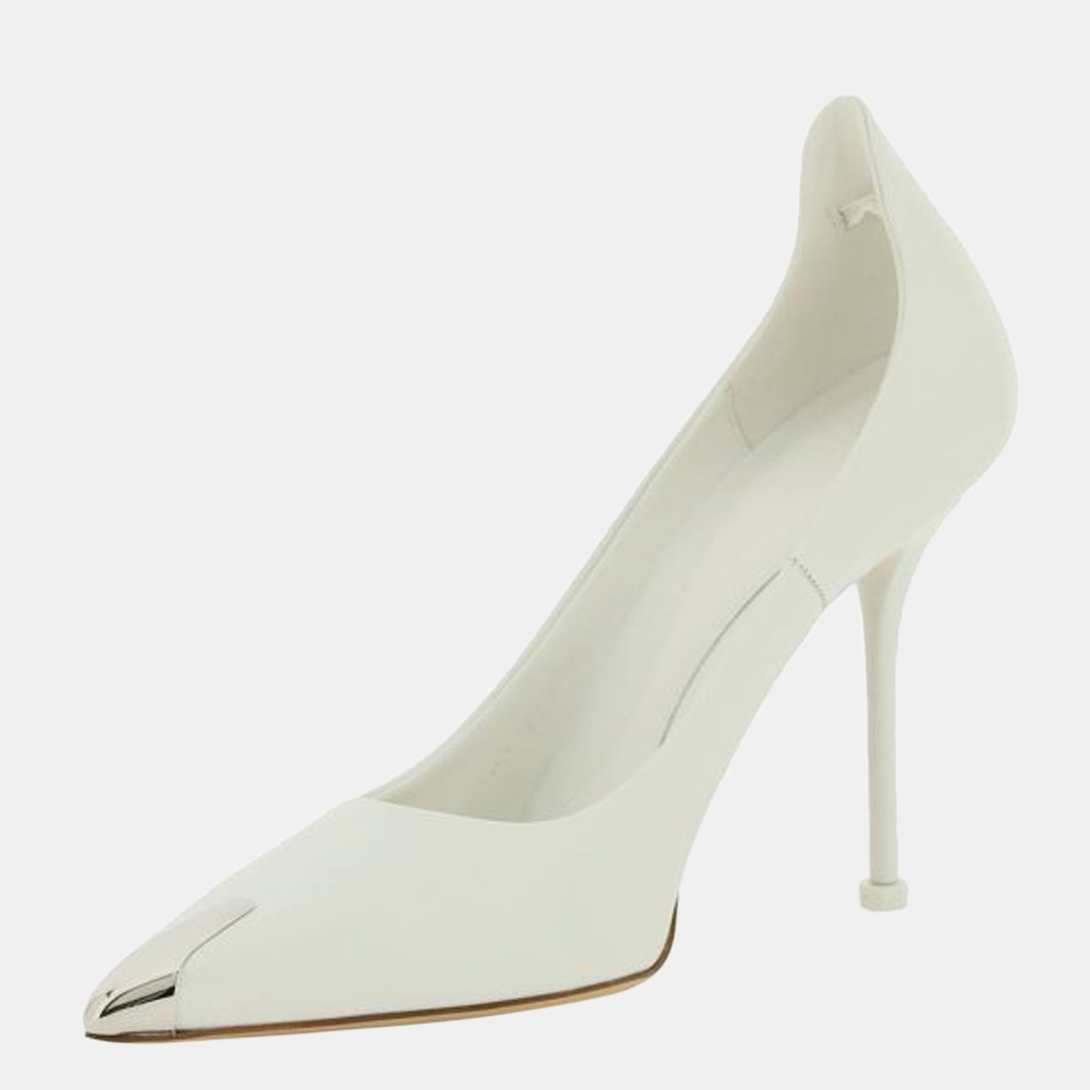 

Alexander Mcqueen White Leather Pumps Size EU