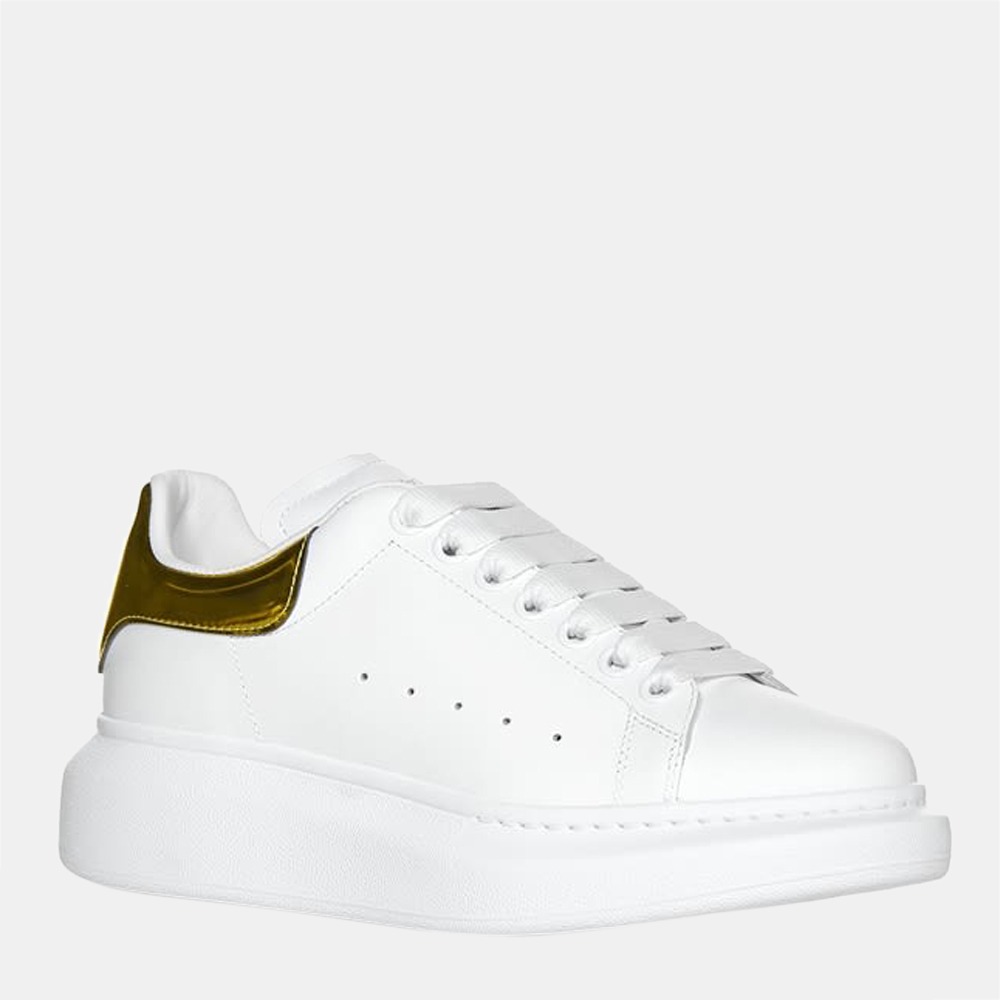 

Alexander Mcqueen White/ Metallic Yellow Oversized Sneaker Size EU