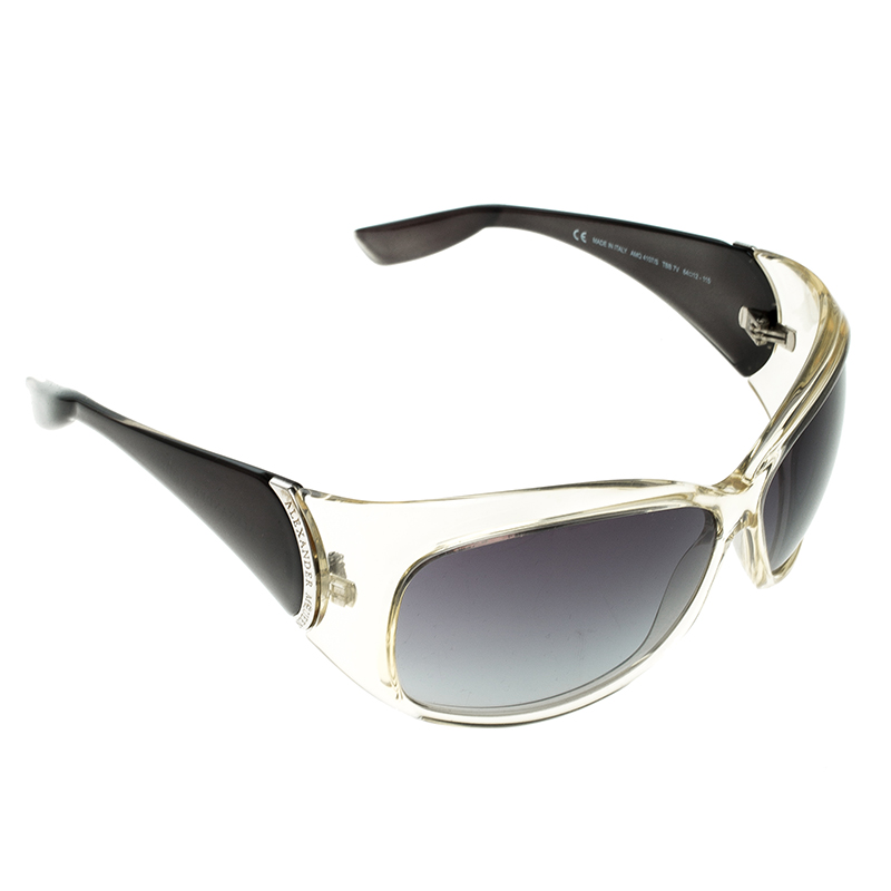 Pre Owned Alexander McQueen AMQ 4107/S TBB7V Oversize Sunglasses