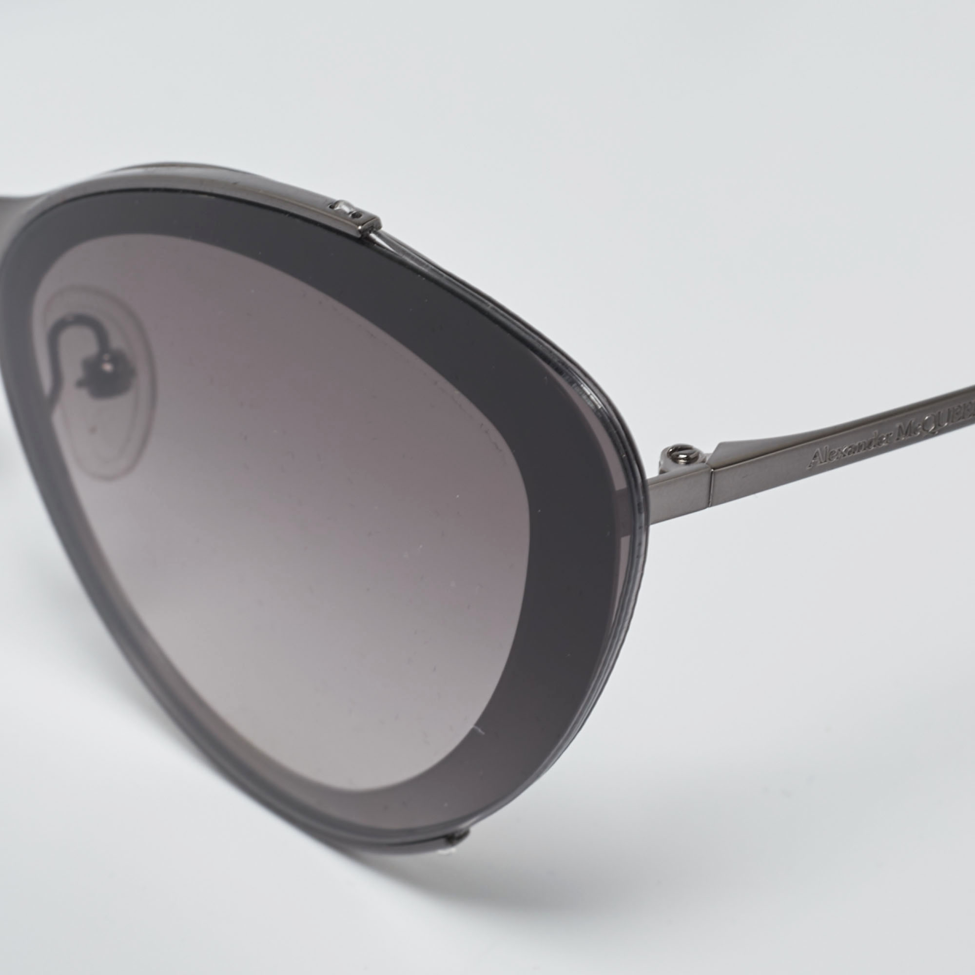 

Alexander McQueen Black AM0251S Cat Eye Sunglasses
