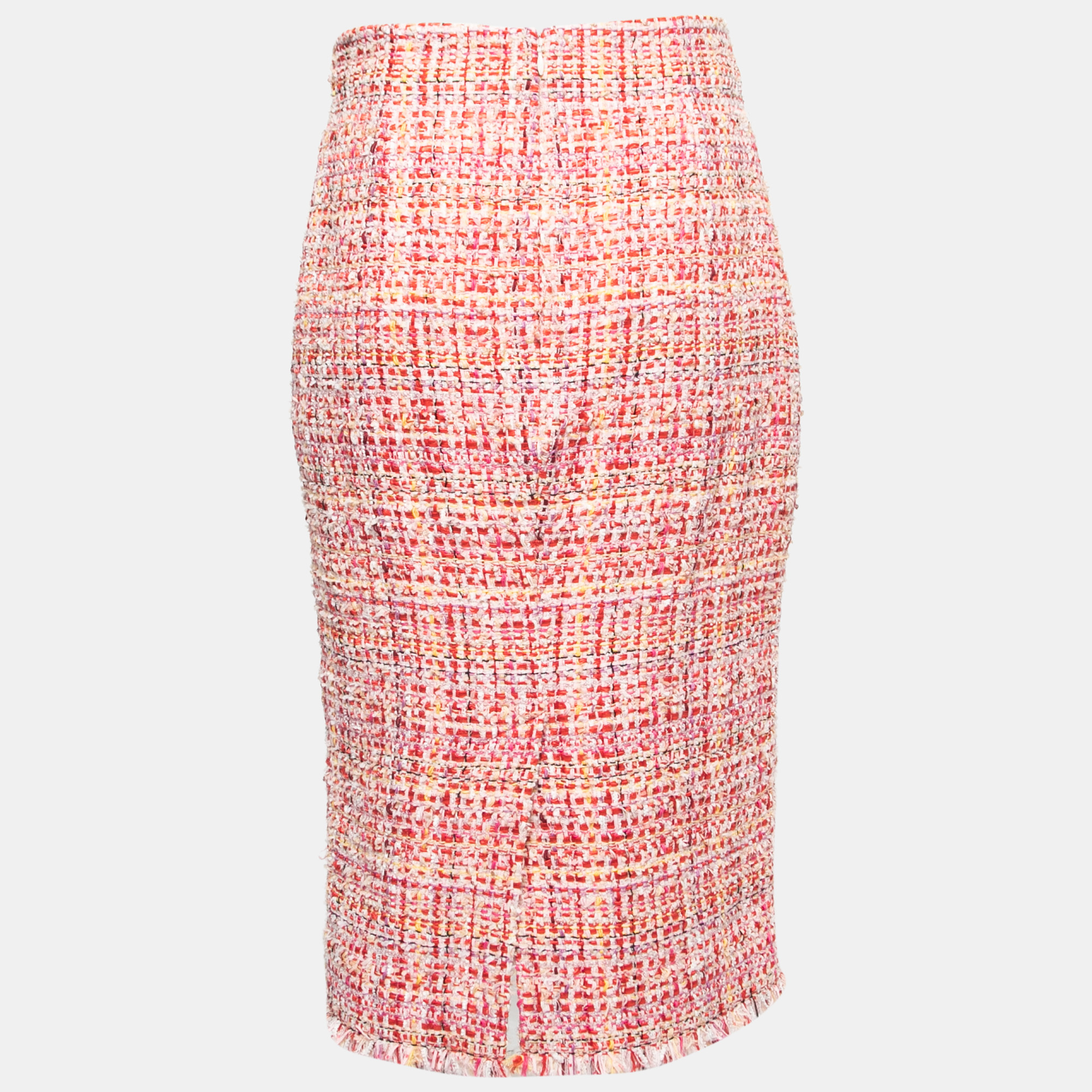 

Alexander McQueen Multicolor Tweed Pencil Skirt