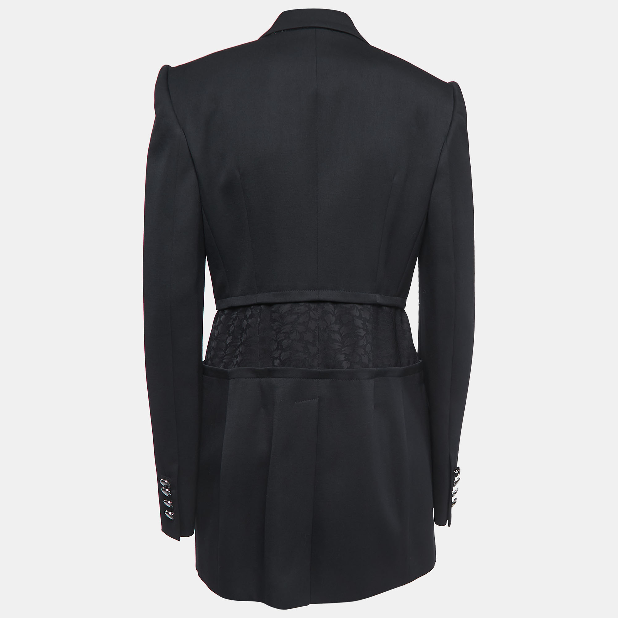 

Alexander McQueen Black Wool Mid Length Coat