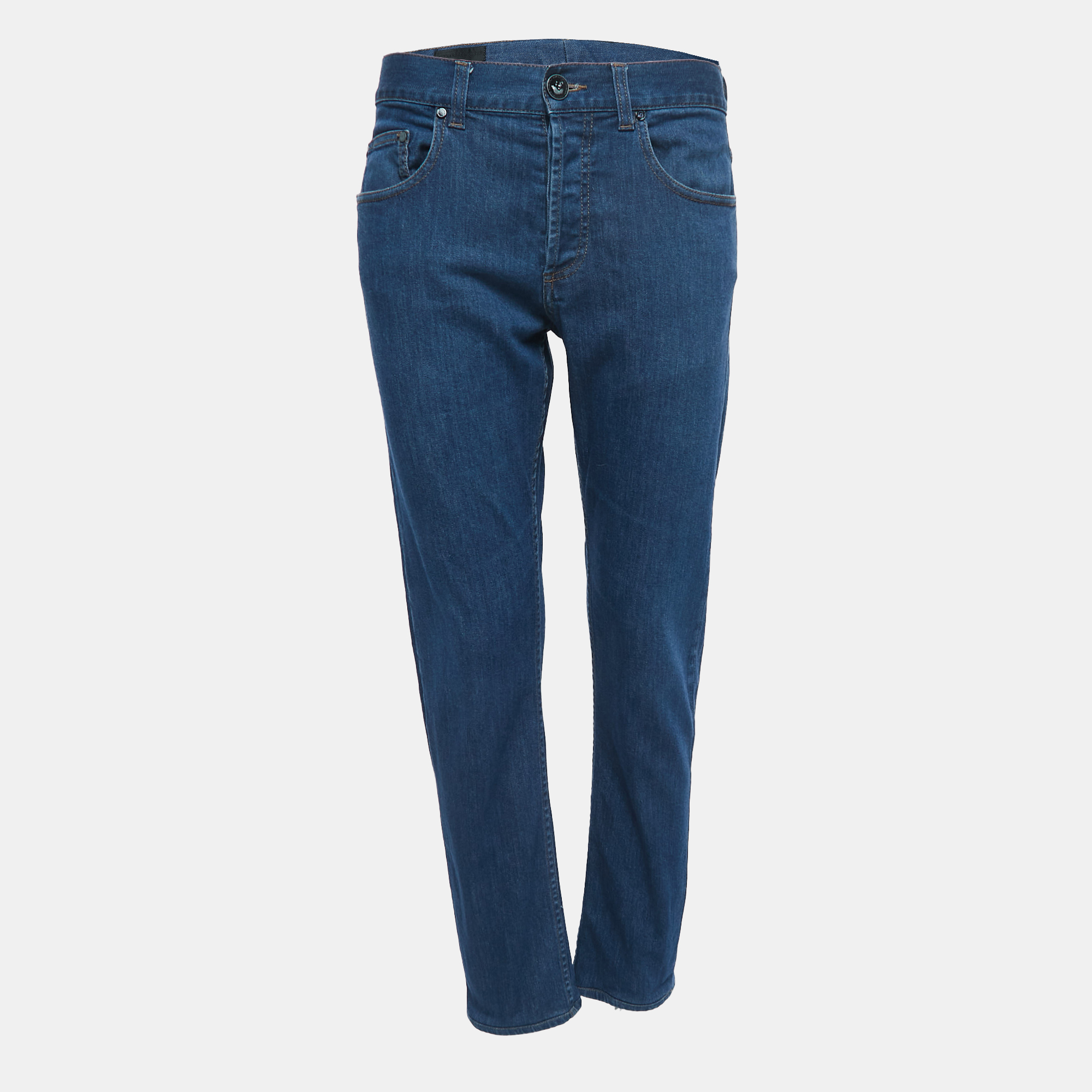 Pre-owned Alexander Mcqueen Blue Denim Jeans M Waist 30"