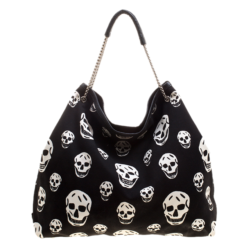 Alexander mcqueen skull online tote bag