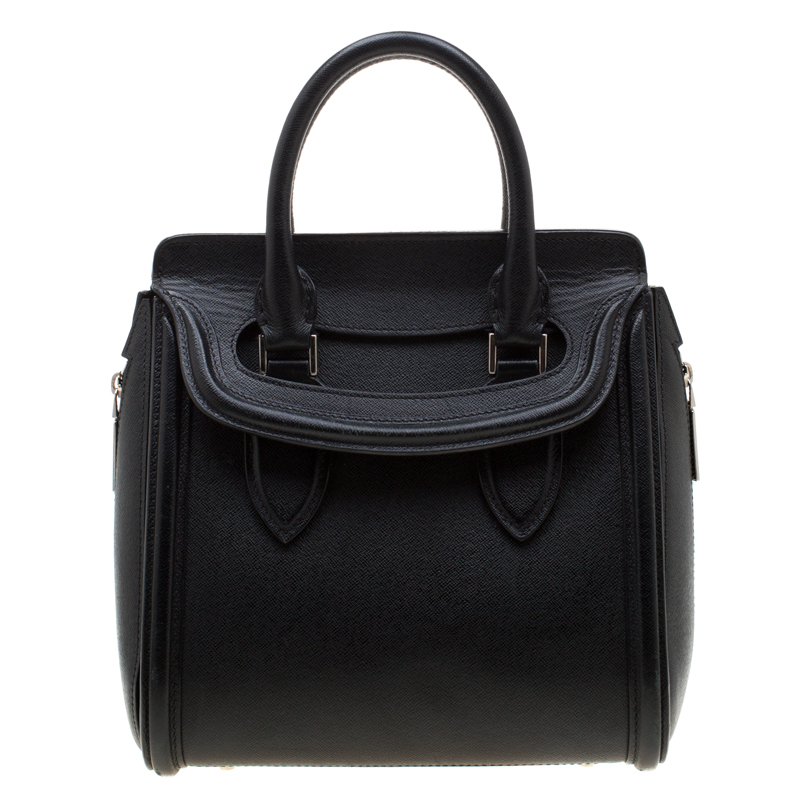 Alexander McQueen Black Leather Small 