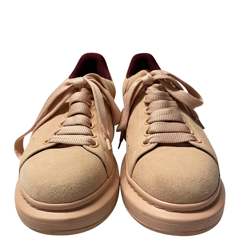 

Alexander Mcqueen Pink Suede Athletic Sneakers Size EU