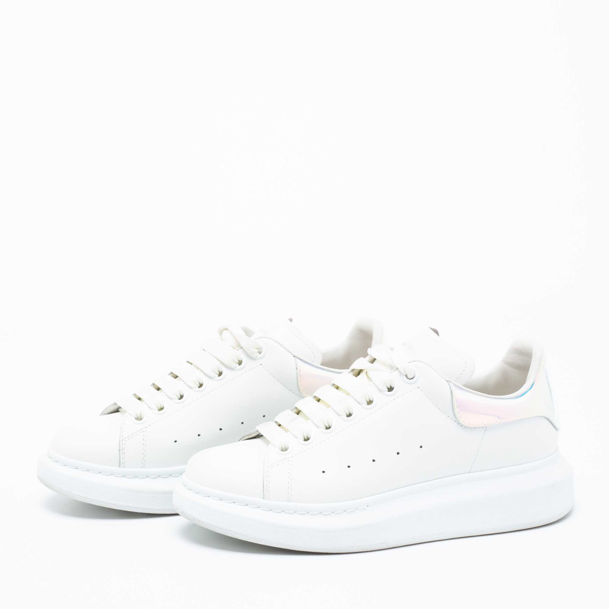 

Alexander McQueen White Leather Sneakers Size