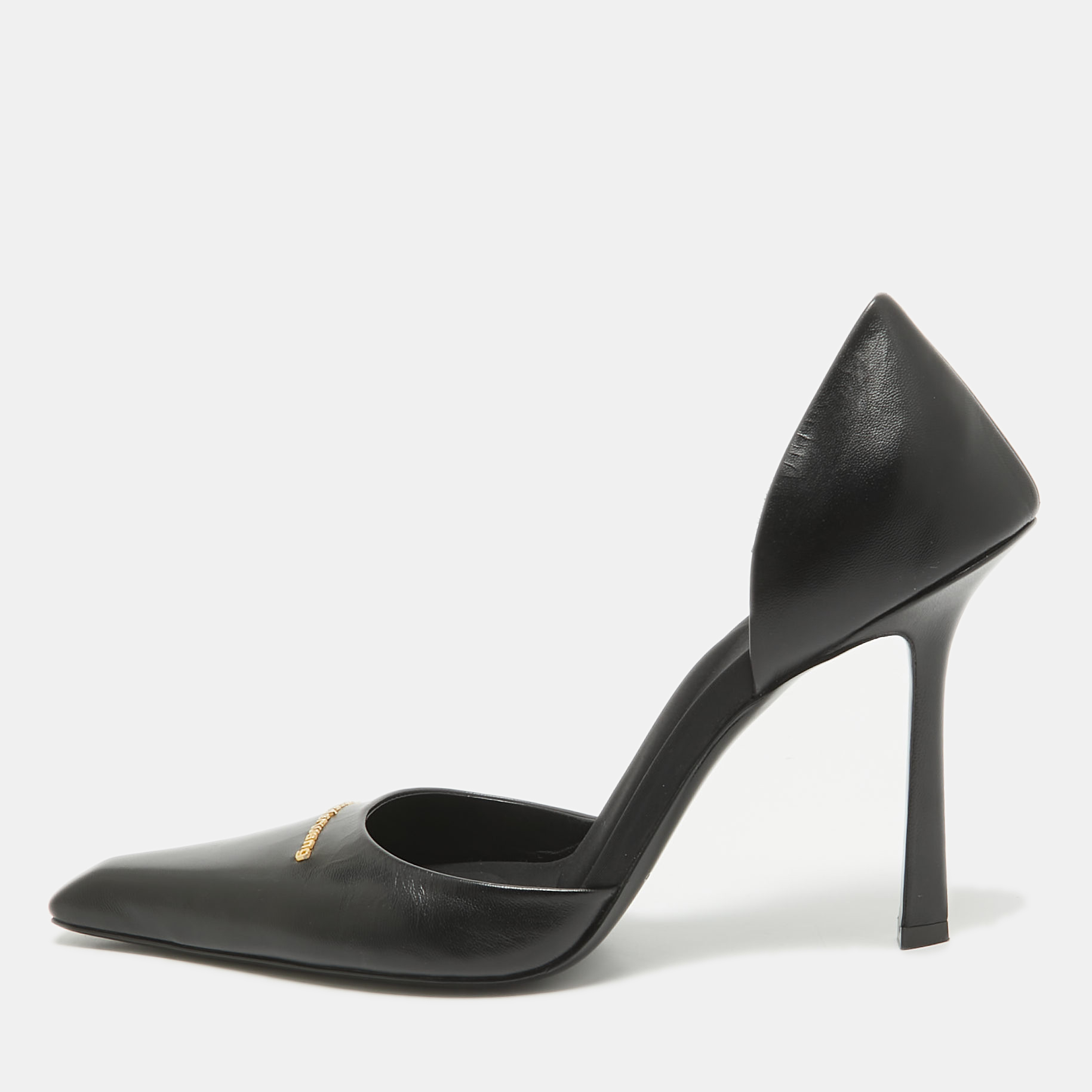 

Alexander Wang Black Leather Viola Pumps Size