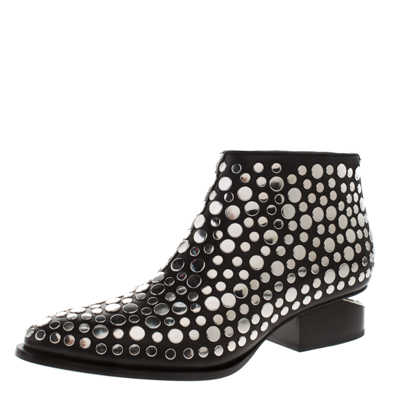 alexander wang boots studded