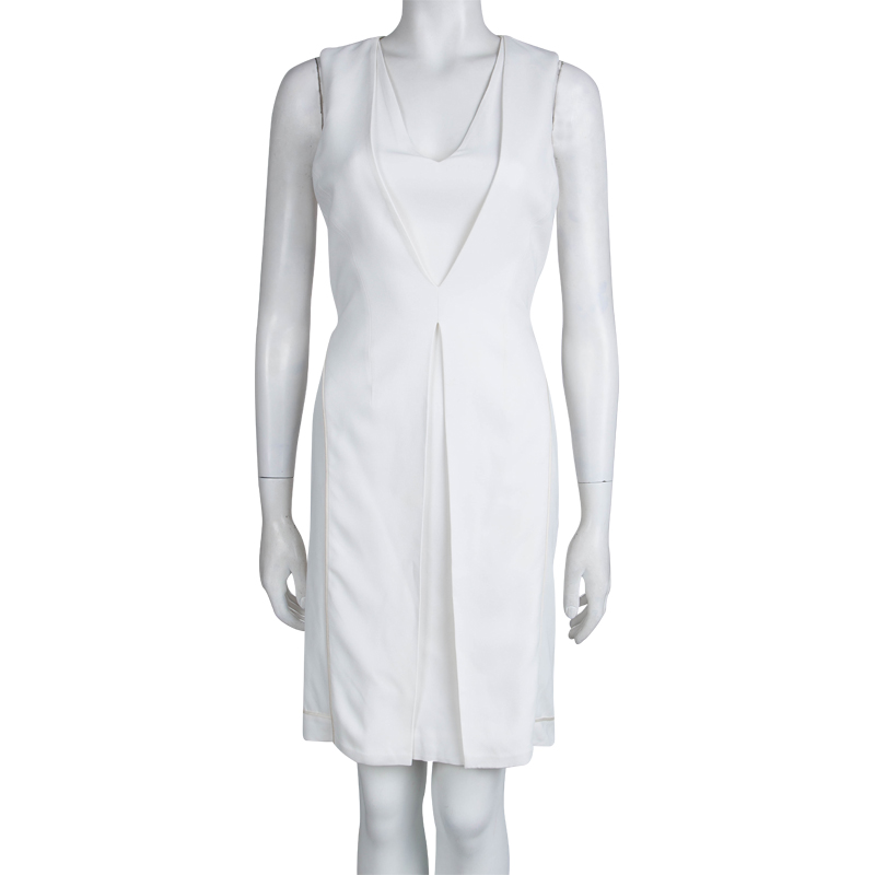 

Alexander Wang Off White Knit Sleeveless Dress