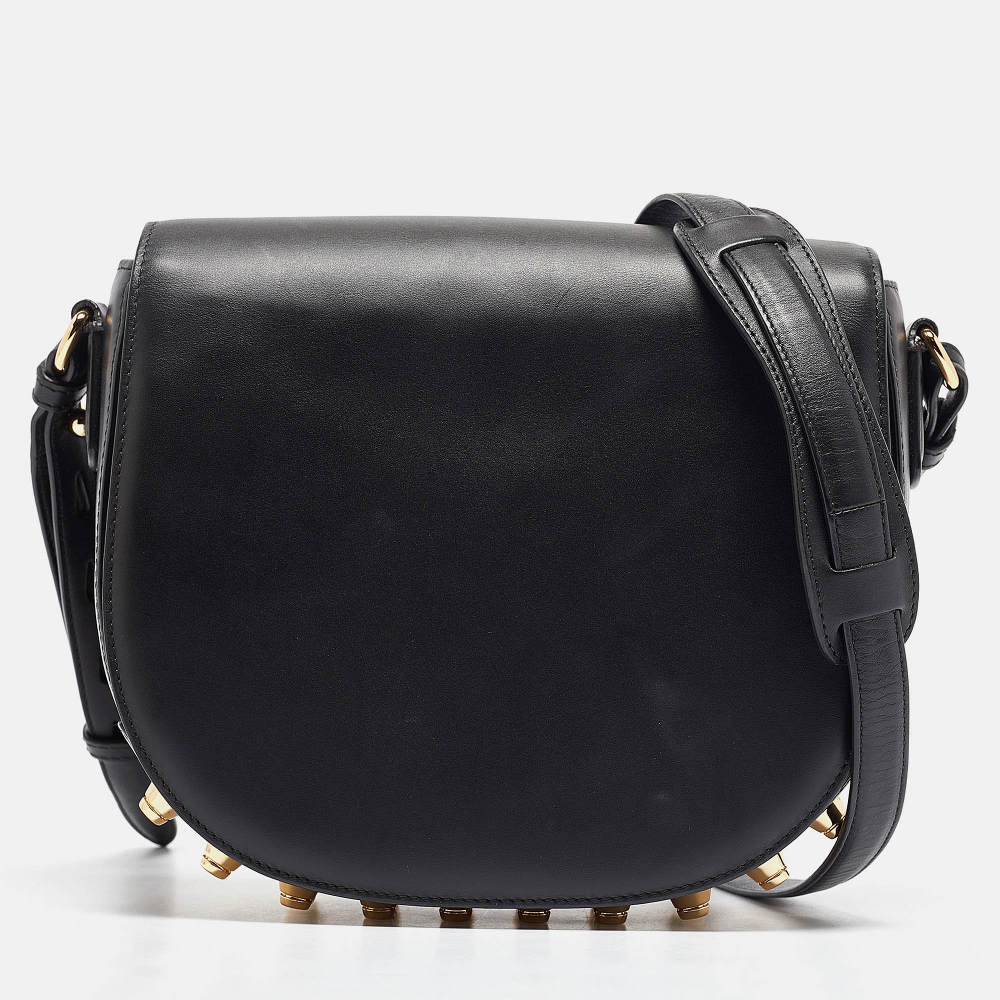 

Alexander Wang Black Leather Studded Lia Shoulder Bag