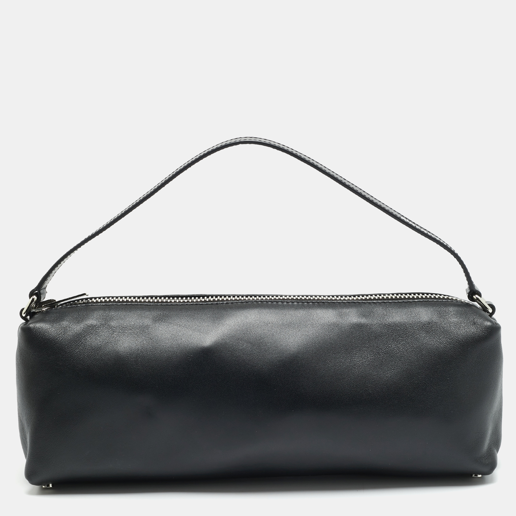 

Alexander Wang Heiress Flex Black Leather Shoulder Bag