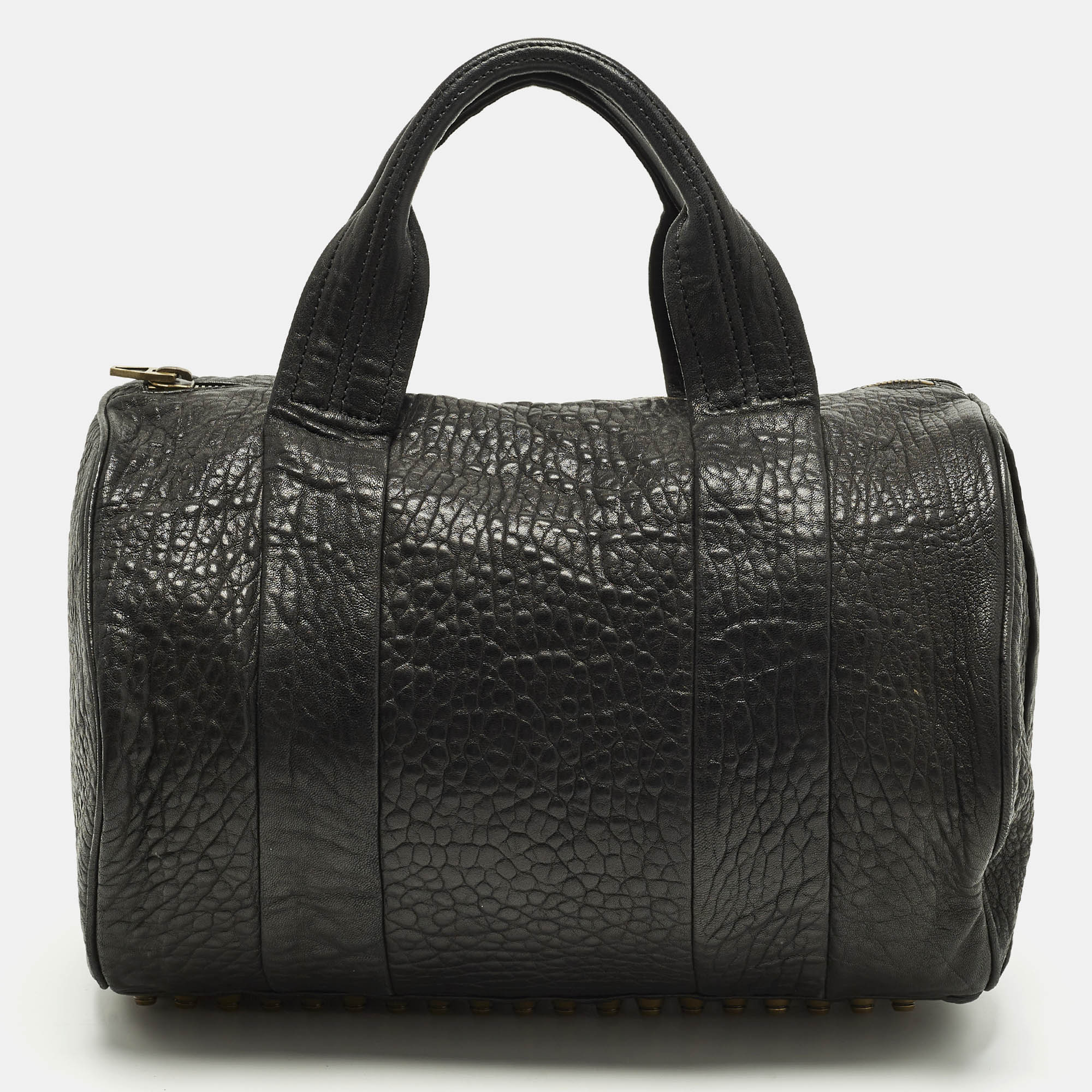 

Alexander Wang Rocco Black Leather Satchel