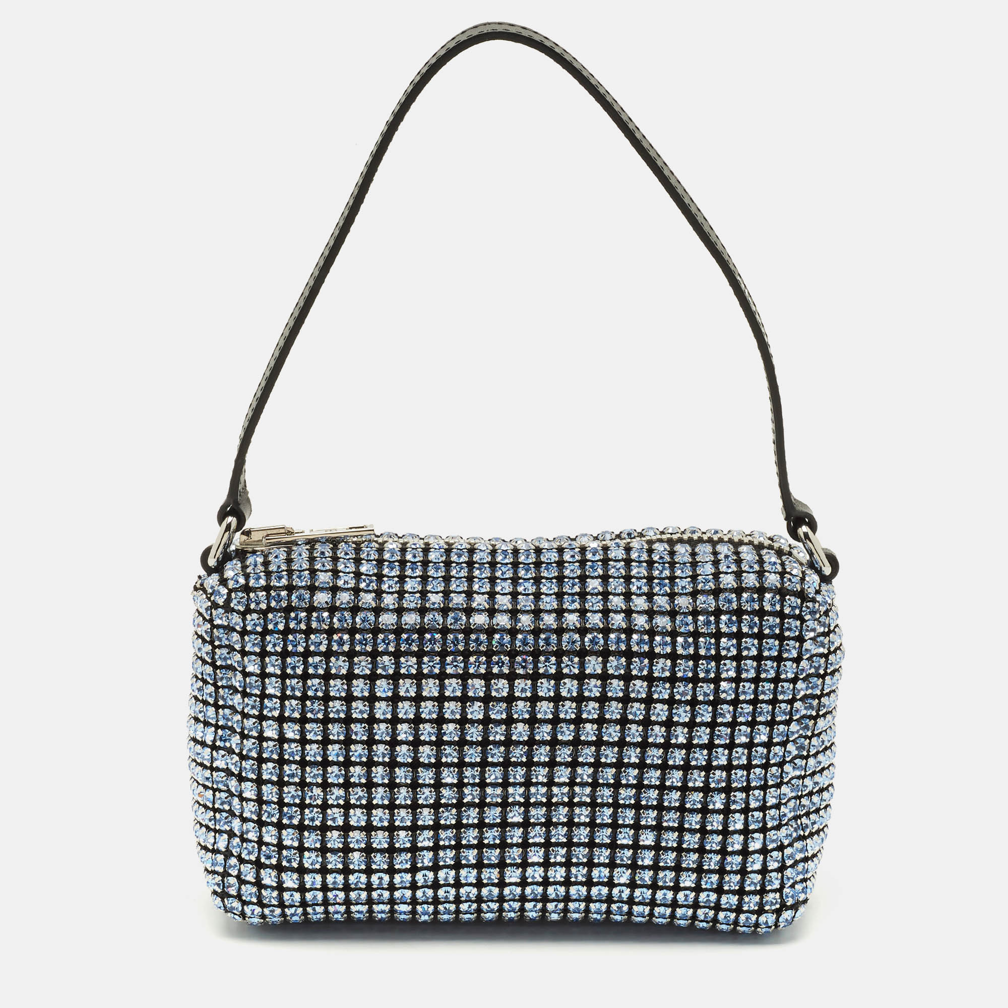 

Alexander Wang Heiress  Blue Crystal Mesh Pouch